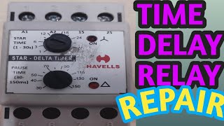 STARDELTA TIMER REPAIRING on delay timer  off delay timer [upl. by Winwaloe887]