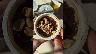 High Protein Snickers Yogurt Cup  20g protein amp 280 calories highproteinrecipes [upl. by Ranip]