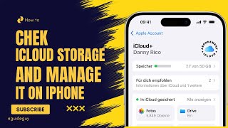 How To Check ICloud Storage And Manage It On IPhone Full Guide [upl. by Marcelle]