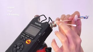 ASMR Realistic Deep Ear Cleaning Earflap etc using Tascam Cozy Ambiance  NO TALKING [upl. by Shifra209]