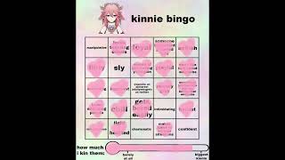 Genshin Impact kinnie bingo Time [upl. by Xet]