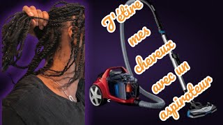 je tire mes cheveux avec un aspirateur [upl. by Yevad]