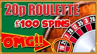 £100 SPINS 20p Roulette [upl. by Orestes]