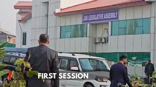 Srinagar JampK MLAs Reach Assembly To Attend First Session Of Omar Abdullah Govt [upl. by Assenev923]