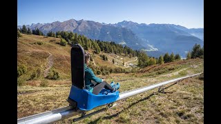 Rosskopf  Monte Cavallo  Panorama Mountain Coaster  Südtirol [upl. by Ednarb]