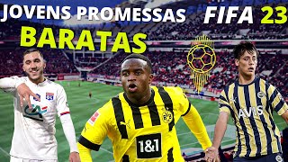 JOVENS PROMESSAS BARATAS PARA MODO CARREIRA FIFA 23 [upl. by Athalla484]