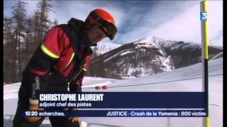 Val dAllos Alpes de HauteProvence  station la plus enneigée de France fin janvier 2014 [upl. by Grinnell773]