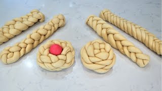 Bread Braiding  Сплитане на козунак по 6 различни начина [upl. by Barbuto]