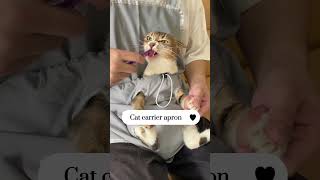 Cat carrier apron Link is on bio or copywwwniopetscom [upl. by Ancalin]