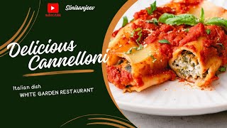 CANNELLONI ITALIAN DISH FOOD REVIEW  WHITE GARDEN ARTISAN KITCHEN  BANGALORE [upl. by Nivaj224]