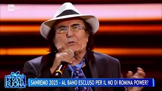 Sanremo 2025  Al Bano escluso per il no di Romina Power  La Volta Buona 12122024 [upl. by Addiego832]