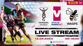 Live Allianz Premier 15s Rugby  Harlequins Women take on Wasps in the Game Changer [upl. by Lledo737]