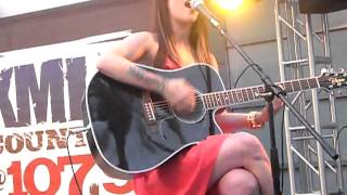 Cassadee Pope Performing I Wish I Could Break Your Heart and You Hear A Song [upl. by Doerrer443]