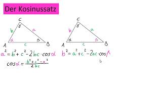 Kosinussatz [upl. by Appledorf]