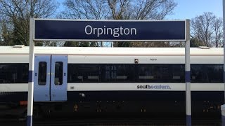 Southeastern Orpington to London Victoria via Beckenham Junction [upl. by Nnylkcaj293]