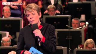 Marin Alsops speech at the Last Night of the Proms 2013 [upl. by Akirdnwahs]