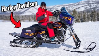 Harley Davidson Snow Bike [upl. by Eniamret]