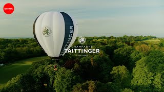 The First Flight of Champagne Taittinger’s New Hot Air Balloon [upl. by Elleahcim]