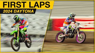 First Laps  2024 Daytona Supercross [upl. by Chelsie]