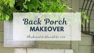 Back Porch Makeover [upl. by Kerekes]