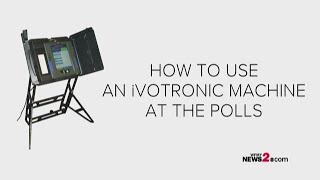 Election Day A Quick HowTo Guide On Using The iVotronic Voting Machines [upl. by Kcorb260]