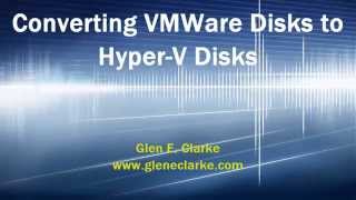 Convert VMWare Disk To HyperV Disk [upl. by Rabah832]