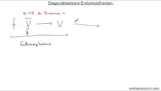 Mathematik Diagonalisierbare Endomorphismen  Video Erklärung [upl. by Sky]