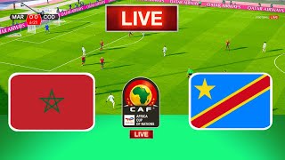 LIVE🔴 Morocco Vs DR Congo  Africa Cup of Nations  Live Football Match Today [upl. by Amir]