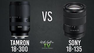 Sony 18135mm vs Tamron 18300mm  Videography Review [upl. by Ardnoyek]