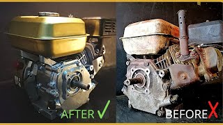 RESTORATION RUSTY ENGINE GX160  Restore small engine gx160 [upl. by Lahcar]