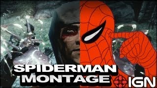 Skyrim Dragonborn DLC Spiderman SpiderBomb Montage [upl. by Yoc969]