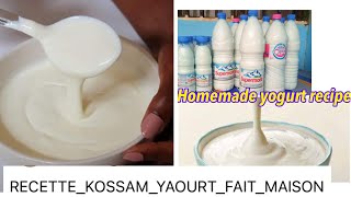 Comment faire le kossam yaourtlait caillé avec le lait en poudre  Homemade yogurt recipe [upl. by Stichter]