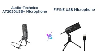 AudioTechnica AT2020USB vs FIFINE K669B USB Microphone Comparison [upl. by Aken]