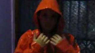 Orange PVC Raincoat [upl. by Roban985]