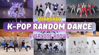 MIRRORED KPOP RANDOM DANCE  Everyone knows [upl. by Kippy]