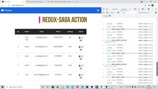 React ReduxSaga CRUD App using JSONServer shorts [upl. by Newra]