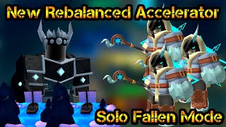 New Rebalanced Accelerator Solo Fallen Roblox Tower Defense Simulator [upl. by Annatsirhc359]