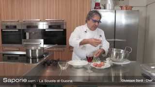 Come preparare lo zabaione  Chef Beppe Sardi  Scuola di cucina Saporie [upl. by Gnut]