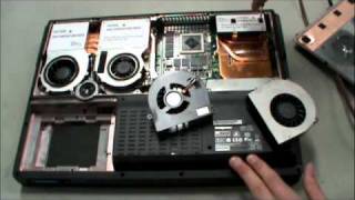 AMD Radeon HD 6970M CrossFireX Installation in EUROCOM Panther 20 [upl. by Peh]