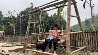 The process of completing the stove and bamboo bed helps a poor girl [upl. by Etteyniv]