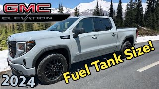 2024 GMC Sierra 1500 Diesel Fuel Tank Size Full Chrome Delete 30L Duramax LZ0 Engine [upl. by Atterg720]