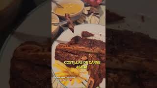 Costillas de Carne Asada cena completa [upl. by Kenimod941]