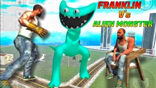 Franklin vs Alian monster Indian Bikes driving 3d  Franklin story video indian bikes driving 3d [upl. by Aleunam]