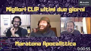 Dario Moccia Twitch Maratona Giorni 7 e 8  Best Clips  Ospiti Rick DuFer Mr Marra Wesa caverna [upl. by Durwood]