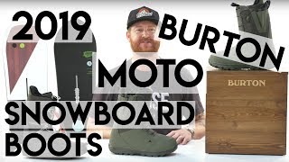 2019 Burton Moto Snowboard Boots Review [upl. by Gnort]