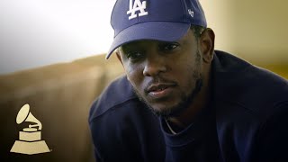 Kendrick Lamar  Nomination Interview  58th GRAMMYs [upl. by Odrarej]