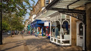 Ilkley Town of England Walking Tour 4k [upl. by Hadrian565]