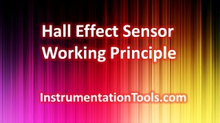 Hall Effect Sensor Working Principle [upl. by Vi]