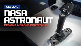 NASA Astronaut Designs a Drone Controller  FT Aviator by Fluidity  CES 2019 [upl. by Halsy]