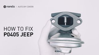 How to Fix JEEP P0405 Engine Code in 3 Minutes 2 DIY Methods  Only 466 [upl. by Proffitt222]